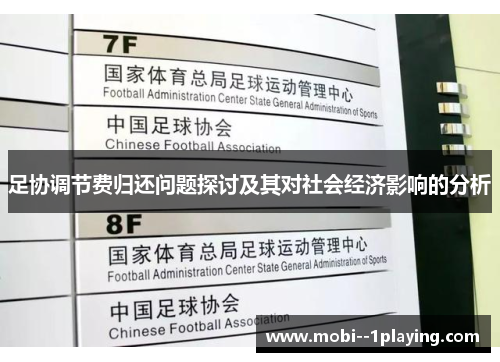 足协调节费归还问题探讨及其对社会经济影响的分析